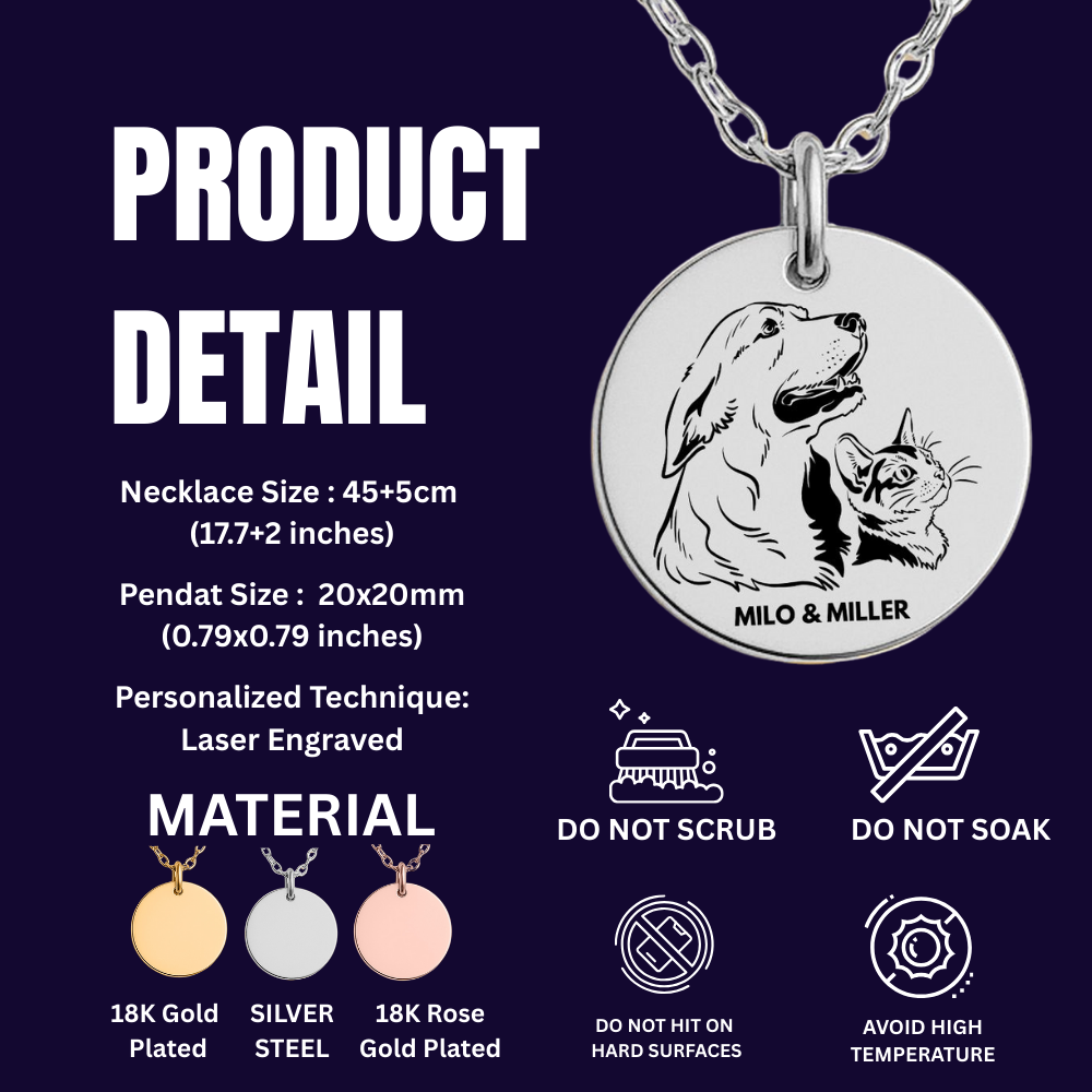 Personalized Actual PHOTO My Forever Best Friend Coin Necklace