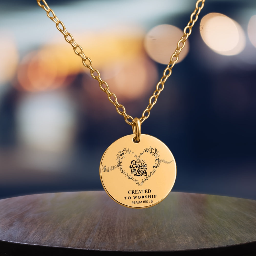 Created to Worship, Psalm Necklace