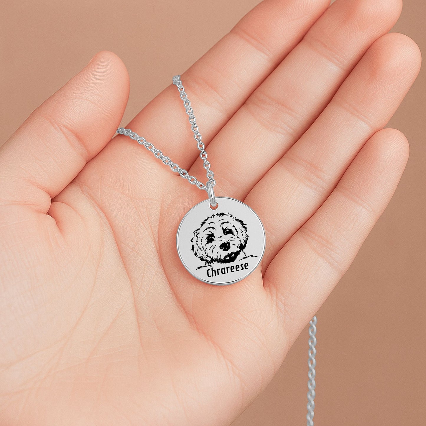 Personalized Actual PHOTO My Forever Best Friend Coin Necklace