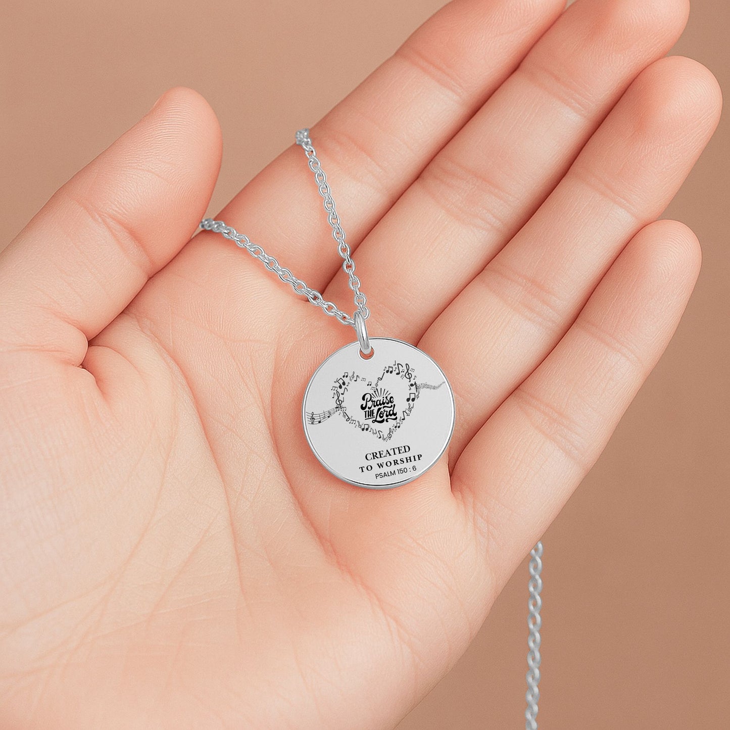 Created to Worship, Psalm Necklace