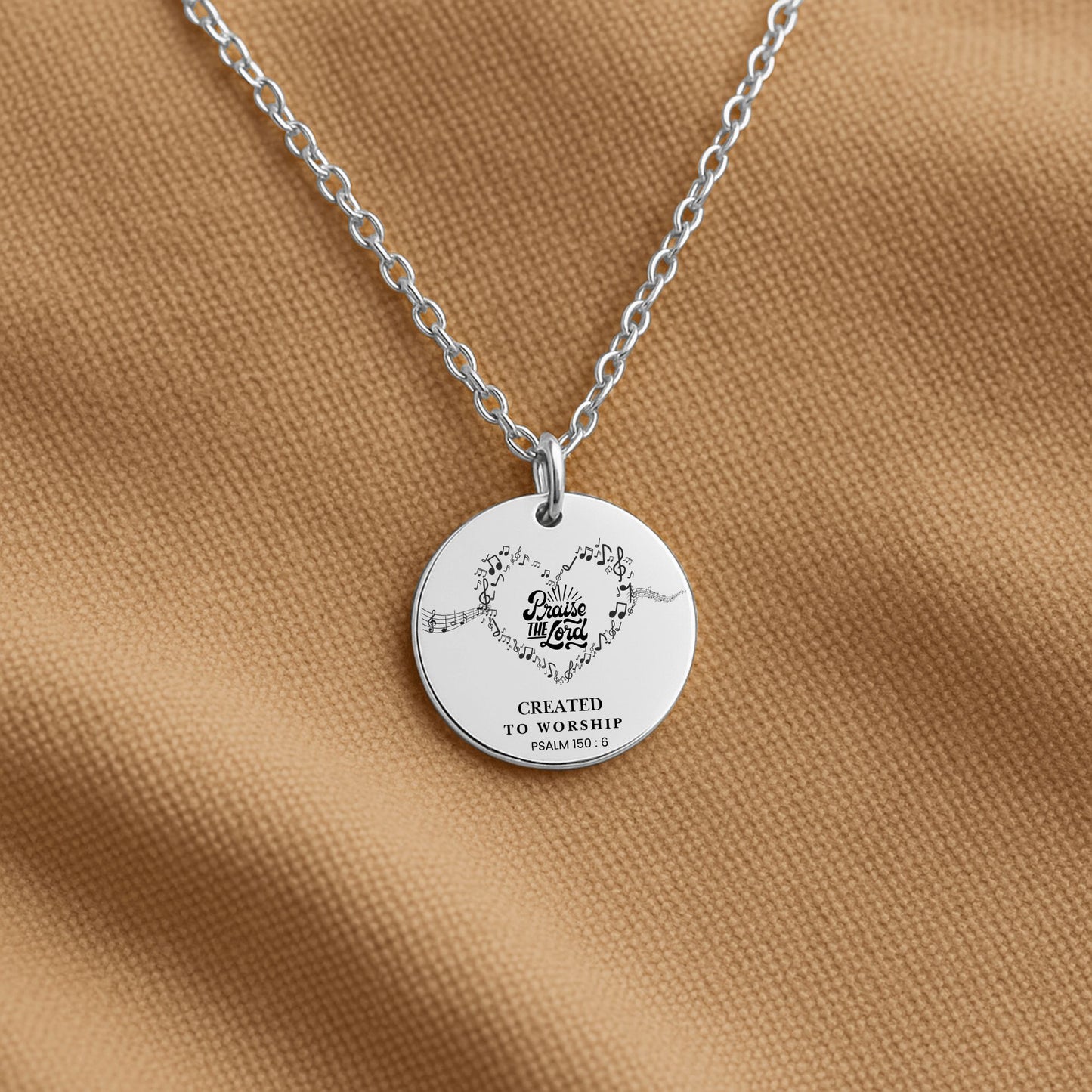 Created to Worship, Psalm Necklace