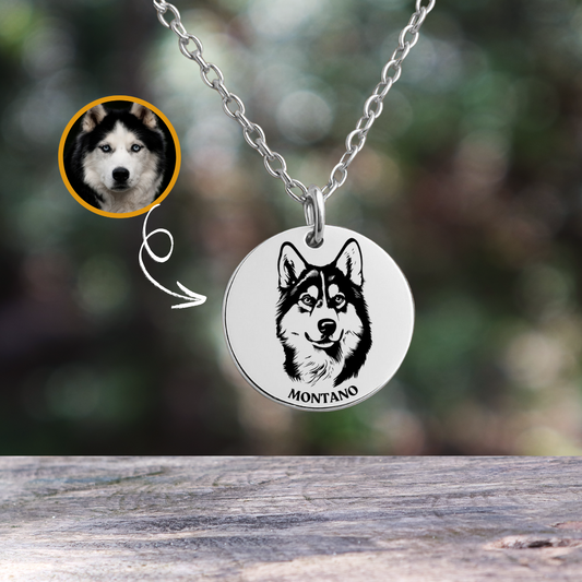 Personalized Actual PHOTO My Forever Best Friend Coin Necklace