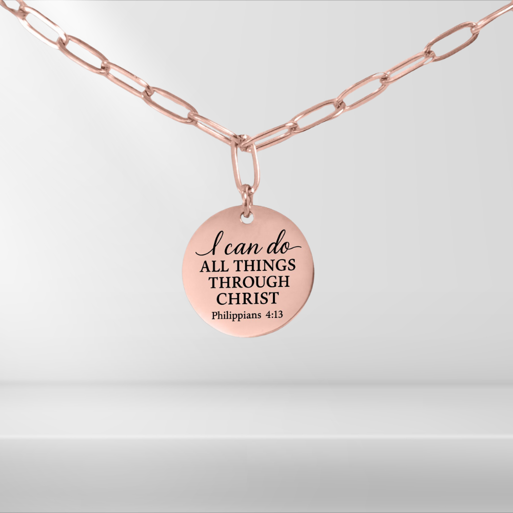 You can do all things, Necklace