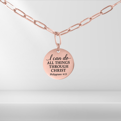 You can do all things, Necklace