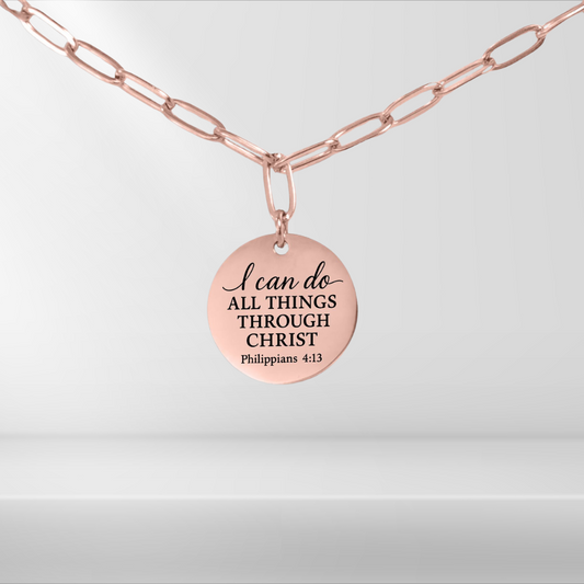 You can do all things, Necklace