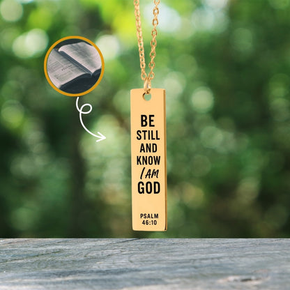 Be Still and Know, Necklace