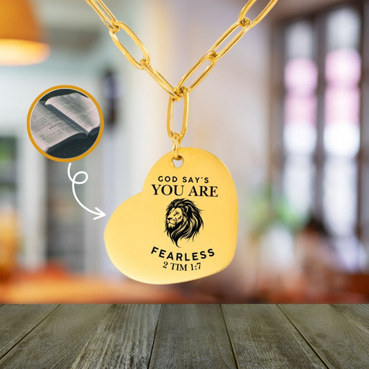You are Fearless  Necklace