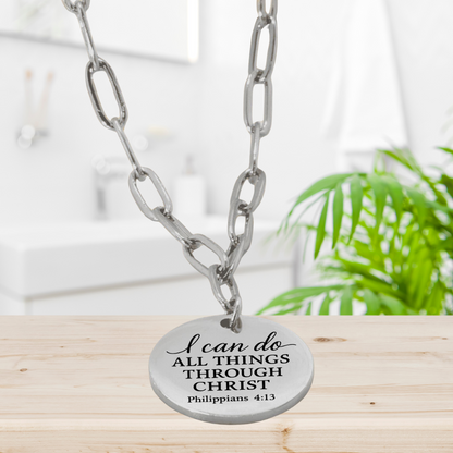 You can do all things, Necklace