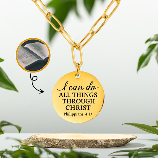You can do all things, Necklace