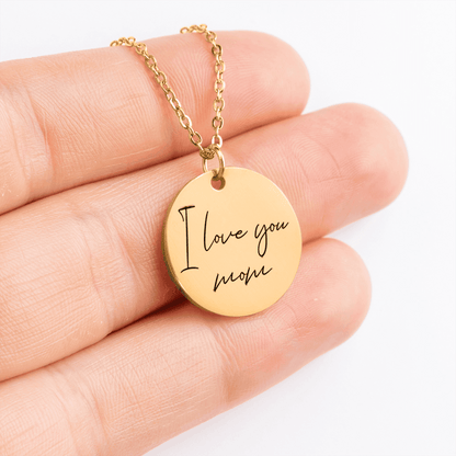 Actual Handwritten Necklace