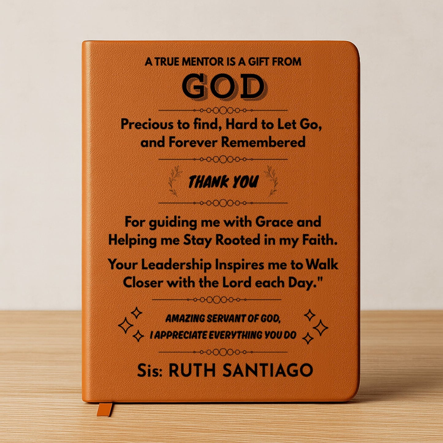 Appreciation Personalized Journal
