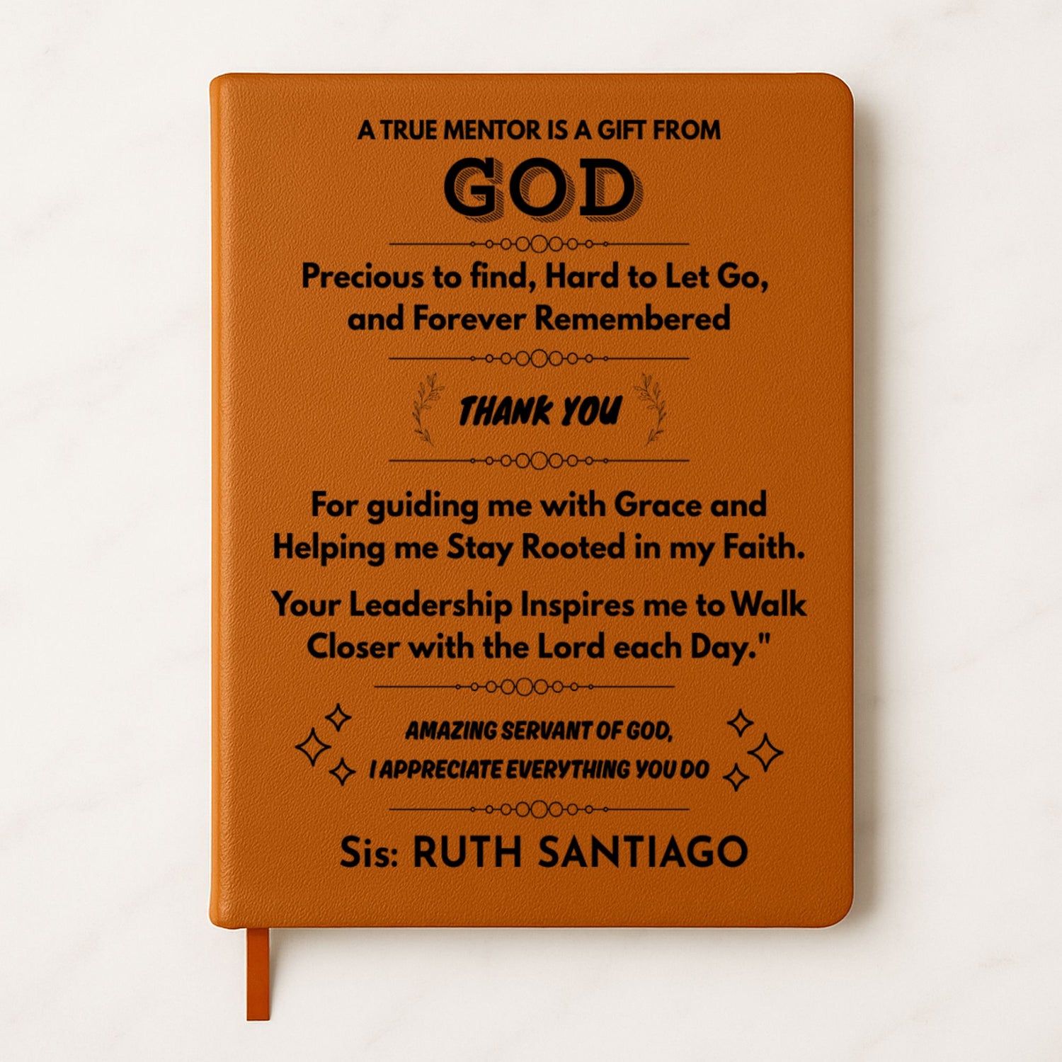 Appreciation Personalized Journal