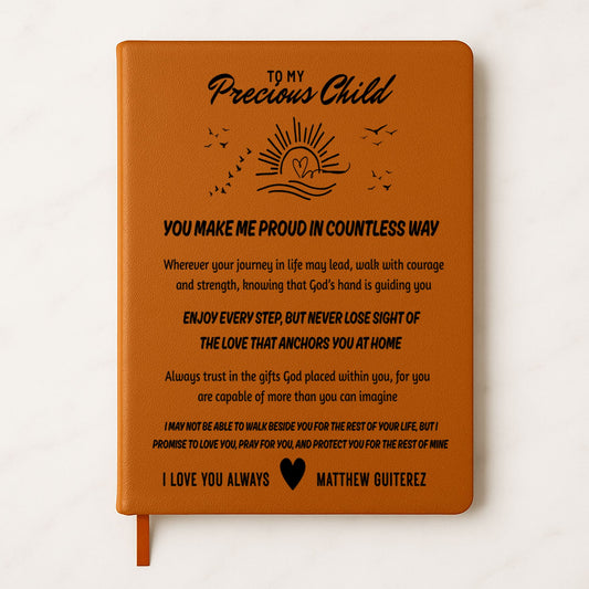To My Child, Personalized Journal