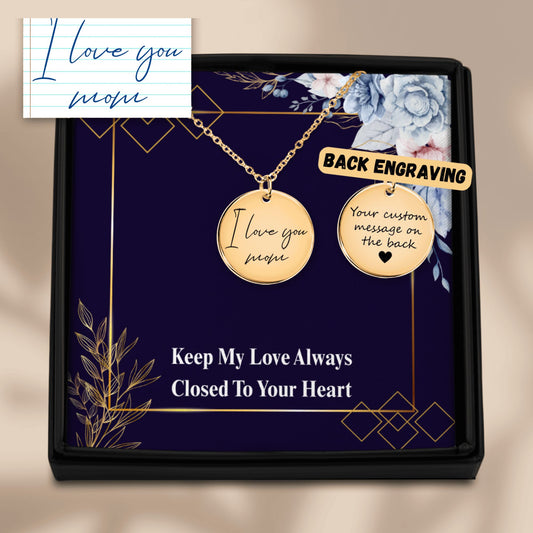 Actual Handwritten Necklace