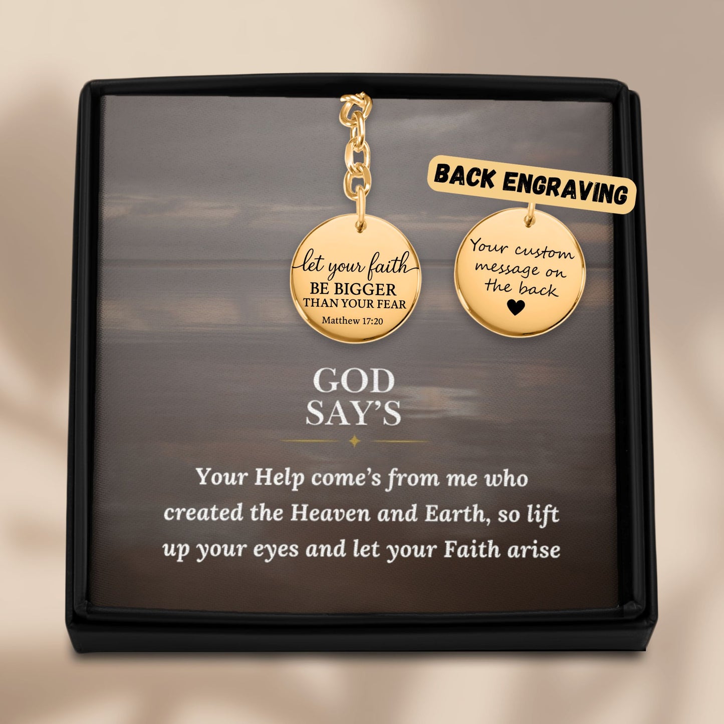 Let Your Faith Arise,  Keychain