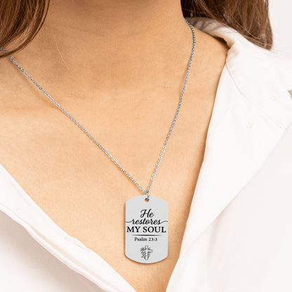 He Restores My Soul, Necklace