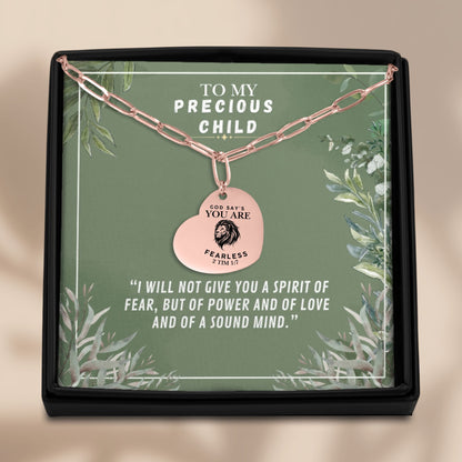 You are Fearless  Necklace