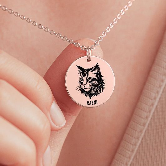 Personalized Actual PHOTO My Forever Best Friend Coin Necklace